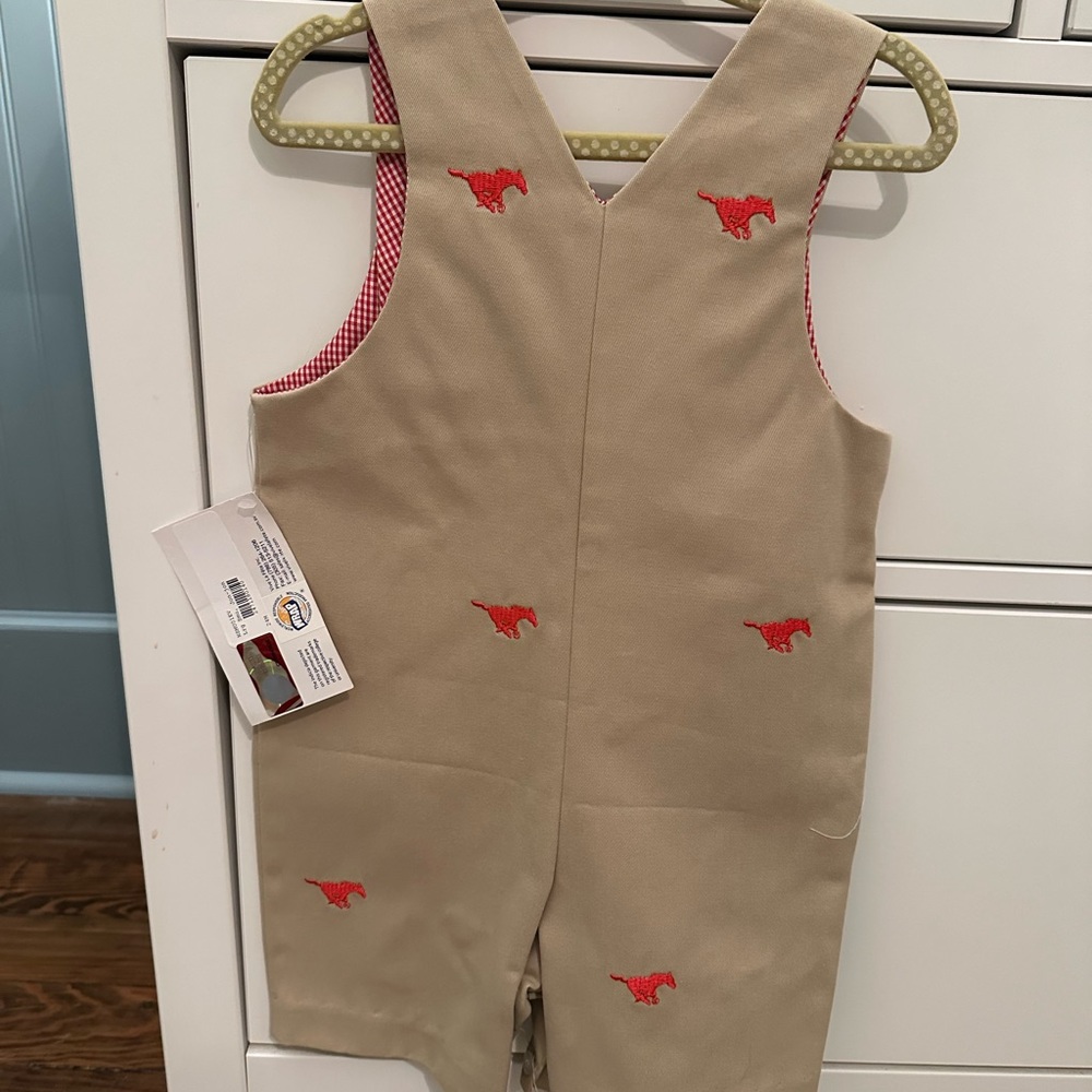 Vive La Fête SMU Mustangs Embroidered Khaki Jon Jon